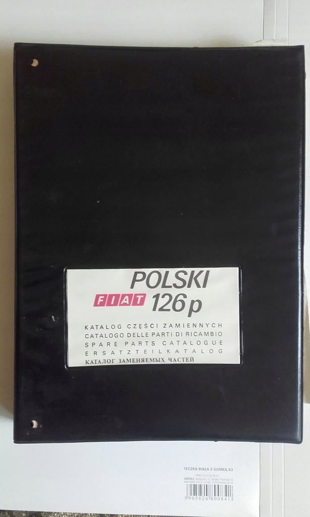 Polski Fiat 126 p katalog części zamiennych