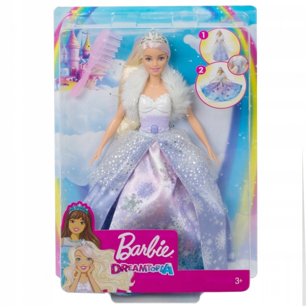 Lalka Barbie Księżniczka Lodowa magia