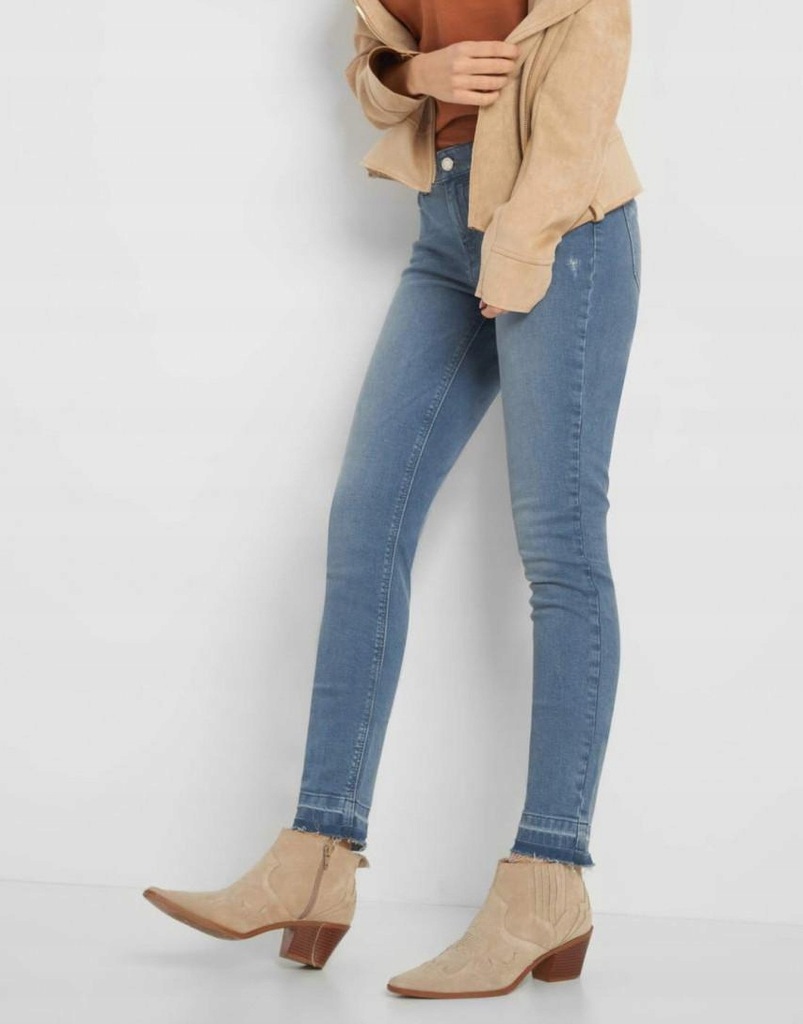 04T168 ORSAY__NX8 SPODNIE JEANS SKINNY__S