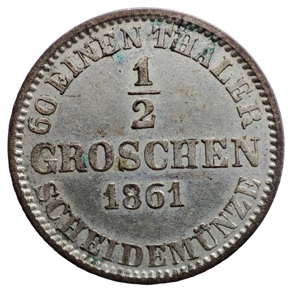 Niemcy, 1 Groschen 1861 B Hannover