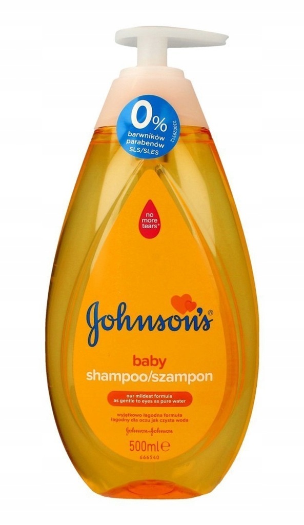 Johnson's Baby Gold Szampon dla dzieci 500ml pompk