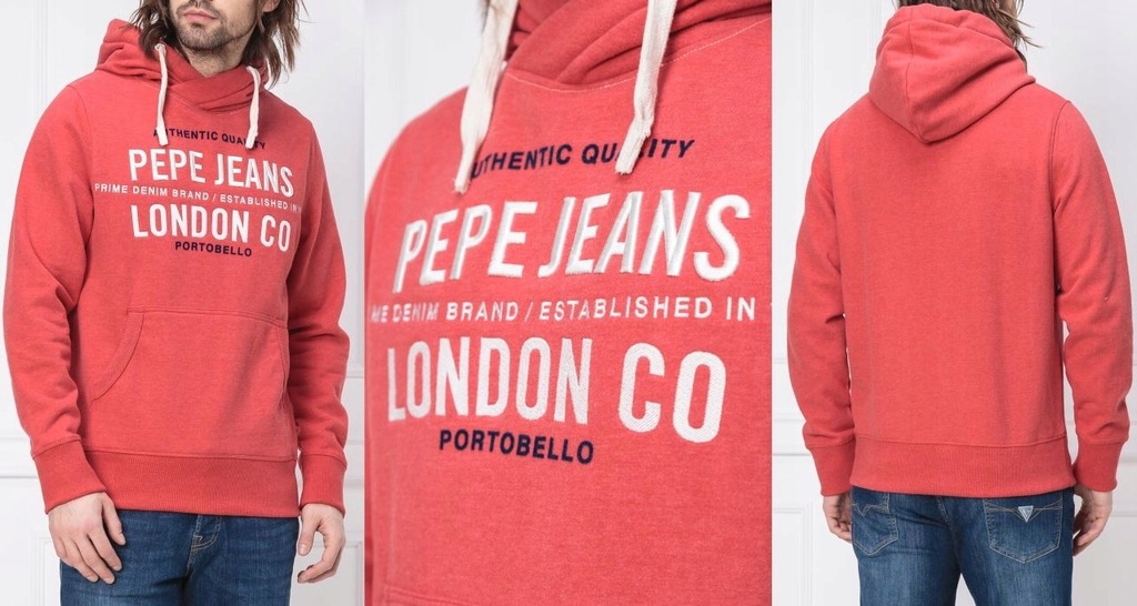 PEPE JEANS BLUZA MĘSKA POMARAŃCZOWA S