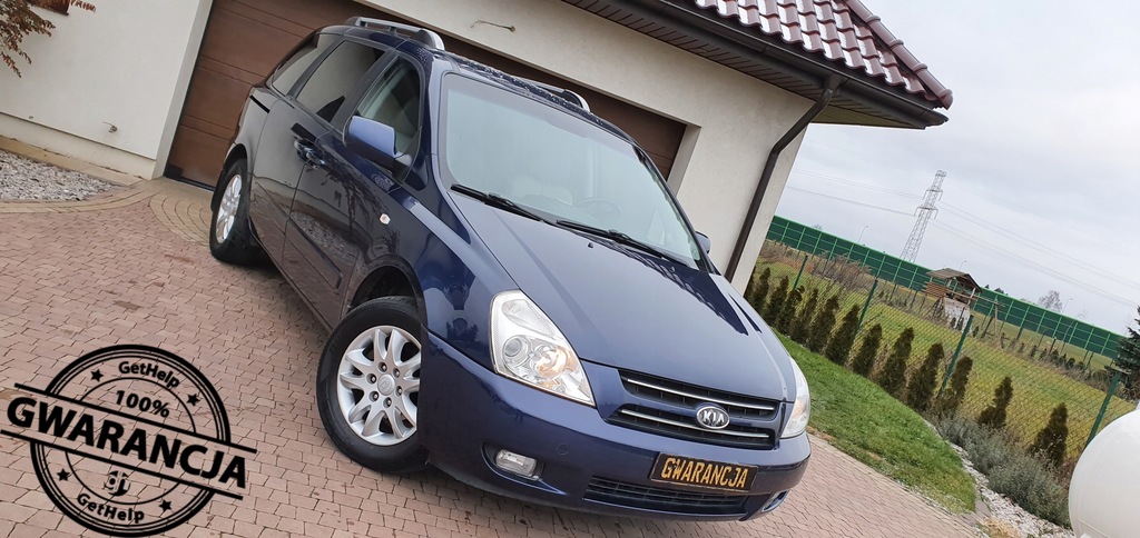 KIA CARNIVAL 2008r 7FOTEL 2,7 NAVI FULL OPCJA OPŁ