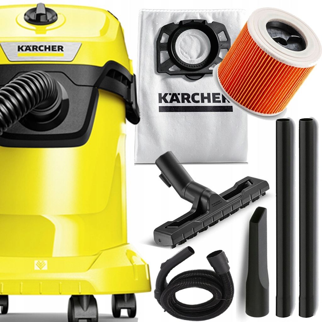 Купить ПРОМЫШЛЕННЫЙ ПЫЛЕСОС Karcher WD3 RICH SET С ВСАСЫВАНИЕМ ОБДУВА 1400 Вт: отзывы, фото, характеристики в интерне-магазине Aredi.ru