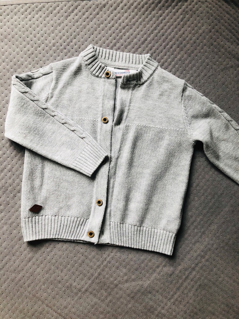 Sweter kardigan chłopięcy Coccodrillo 86 cm