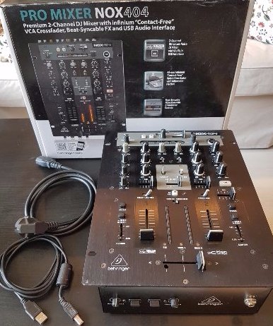 behringer NOX 404 ミキサー BEHRINGER ( ベリンガー ) NOX202 2ch DJ