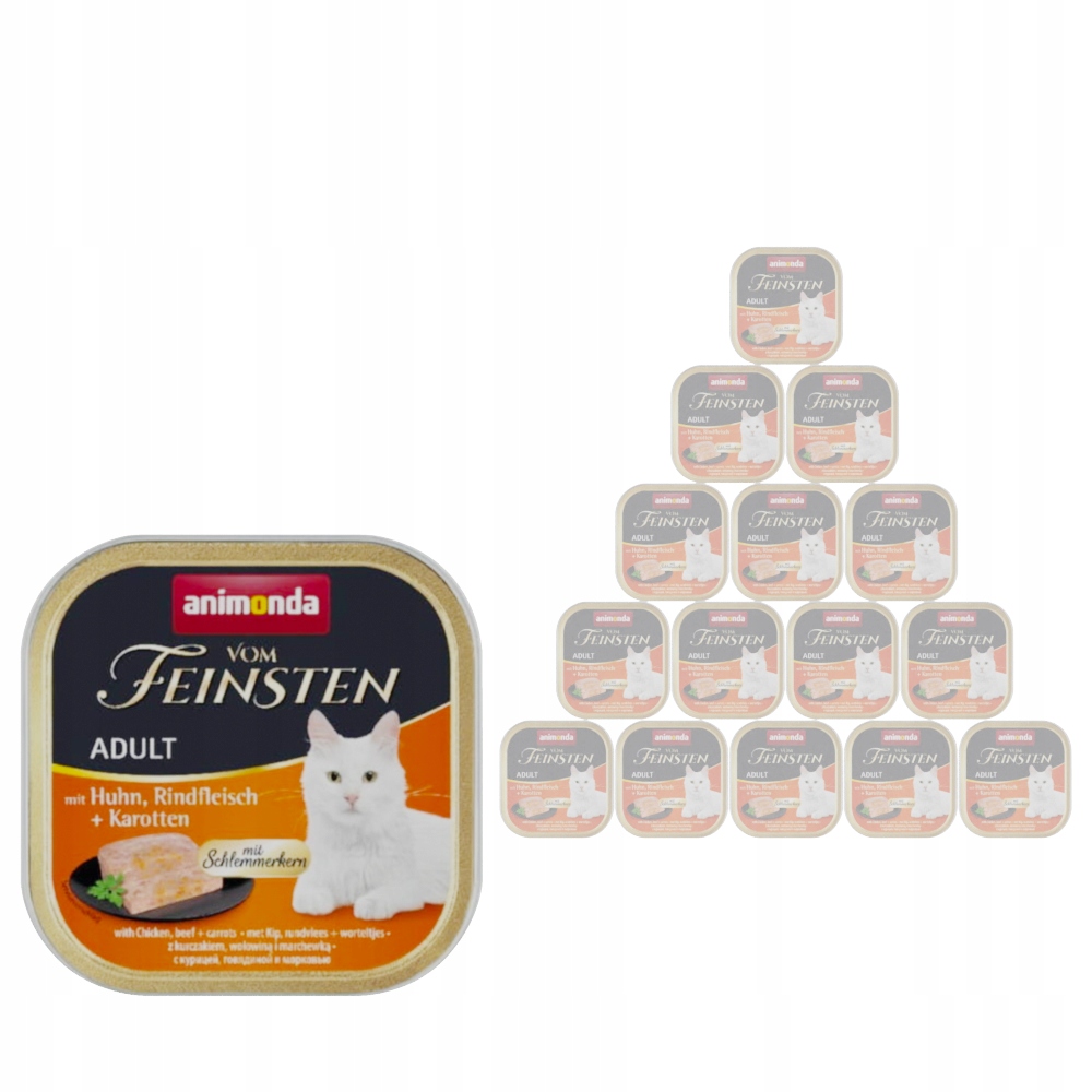 Animonda vom Feinsten Kurczak, wołowina 16x100g