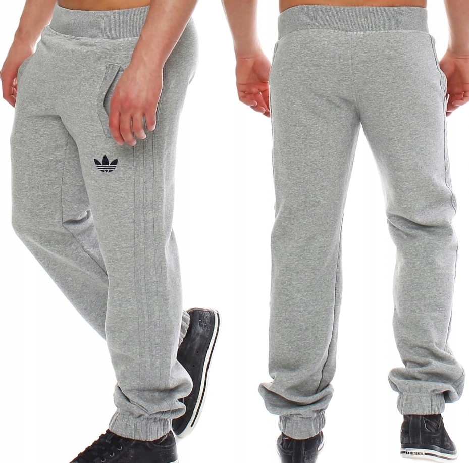 Adidas Spo Fleece TP MĘSKIE SPODNIE DRESOWE M