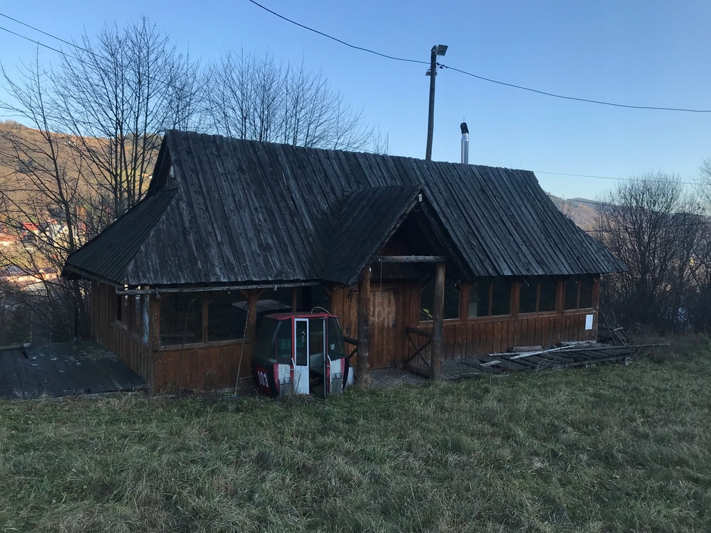 Piękny Szałas Drewniany 60m2 powierzchnia!!!