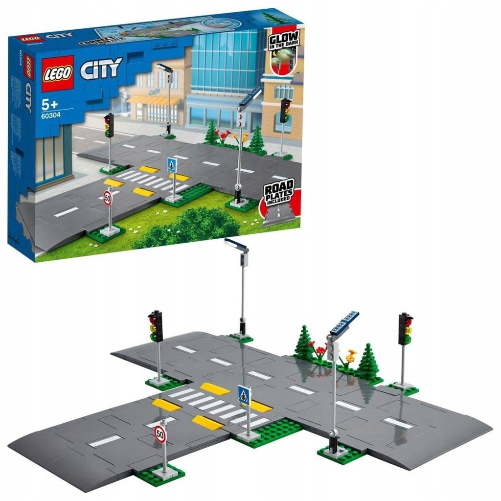 60304 LEGO City Płyty drogowe klocki