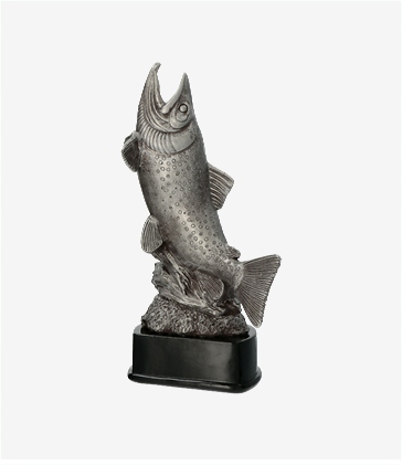 Statuetka figurka szczupak ryba 25cm+nadruk