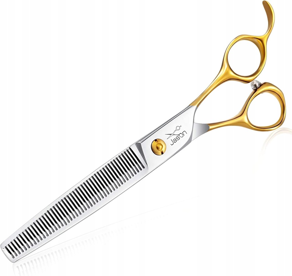 905. JASON Japońskie nożyczki dla psów do przerzedzania z 46 zębami 7,5 cal