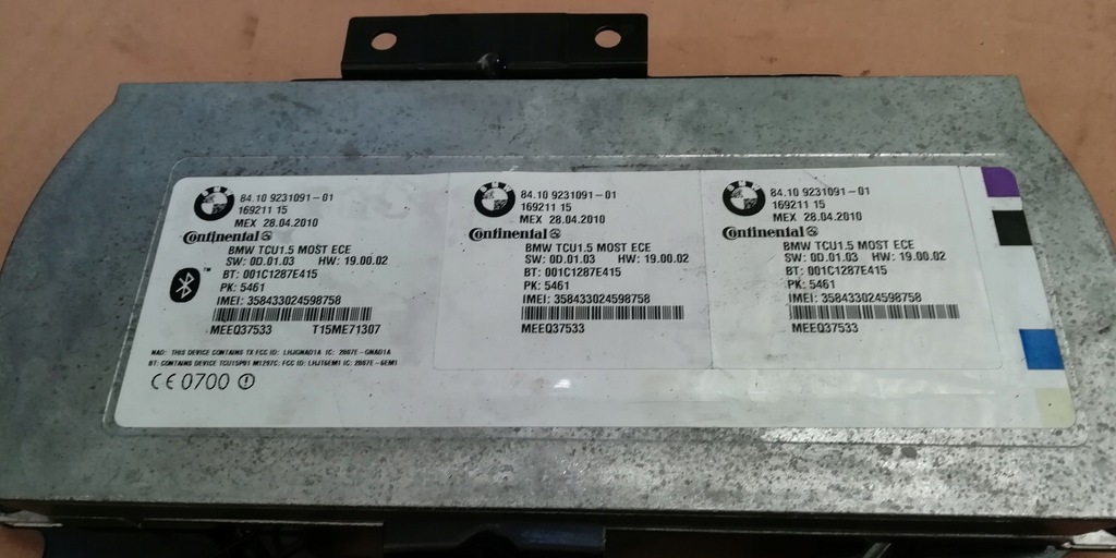 BMW E60 E90 Moduł Sterownik bluetooth 9231091 8470800034