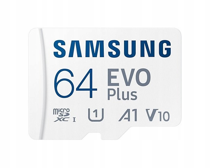 Samsung microSD Card EVO PLUS 64 GB, MicroSDXC, Fl