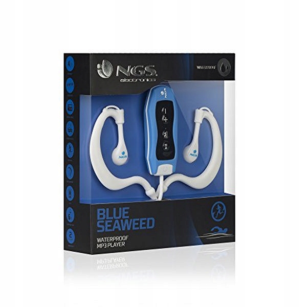 Odtwarzacz MP3 NGS Sea Weed Blue 4 GB FM Waterproo