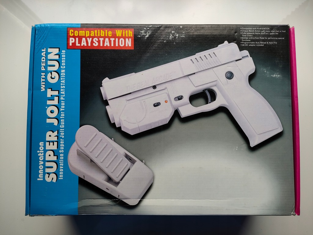 ***** PISTOLET INNOVATION SUPER JOLT GUN Playstation 1 2 PSX PS1 PS2 *** 6