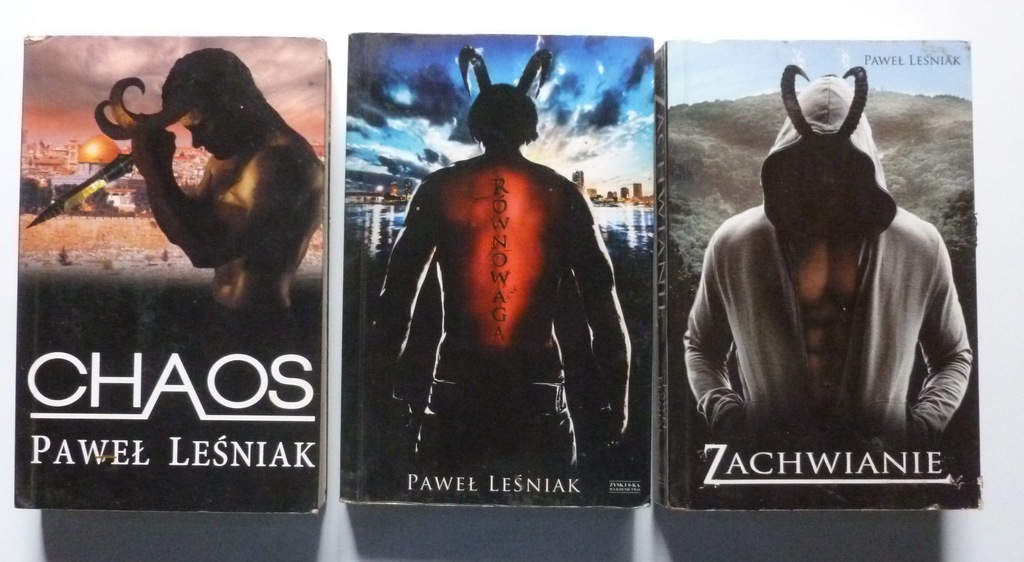 CHAOS RÓWNOWAGA ZACHWIANIE - PAWEŁ LEŚNIAK + DEDYKACJA AUTORA