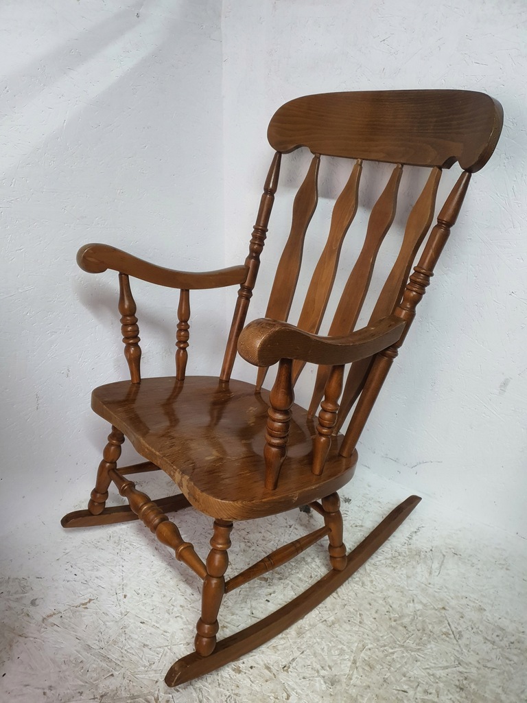 Fotel Bujany Retro Vintage Drewniany Góralski