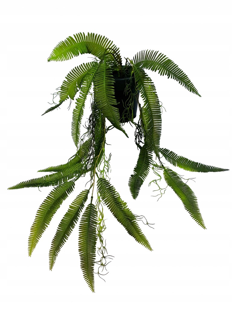 Sztuczna Paproć Wisząca Paprotka w Doniczce 70 cm