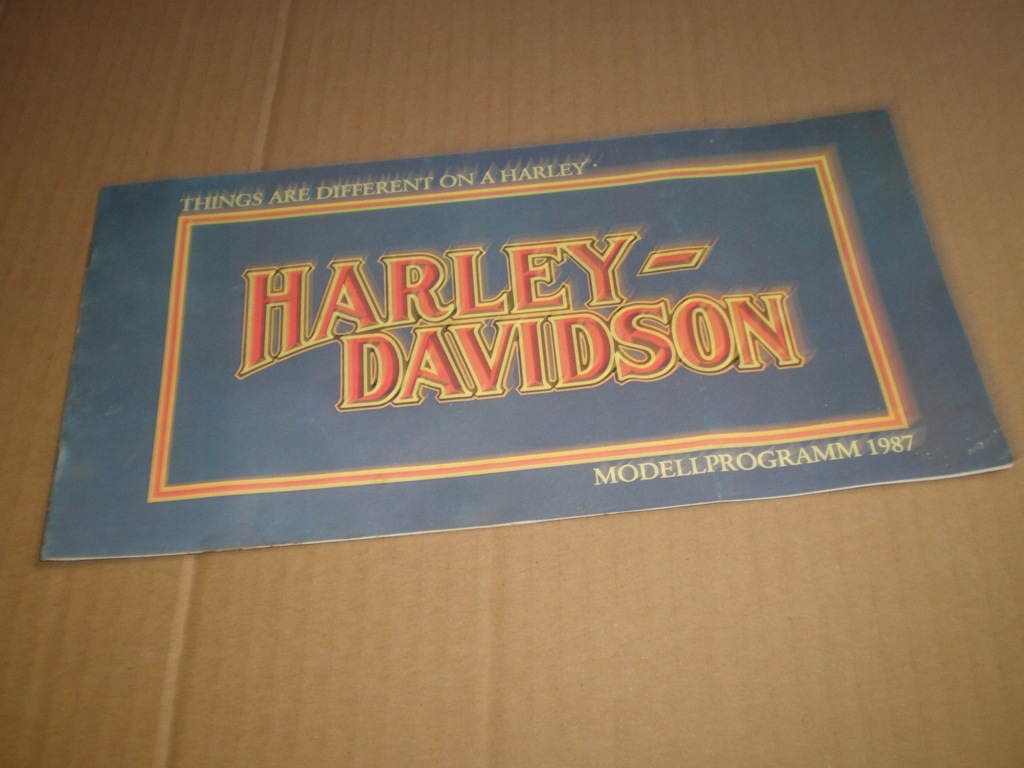 katalog Harley-Davidson 1987