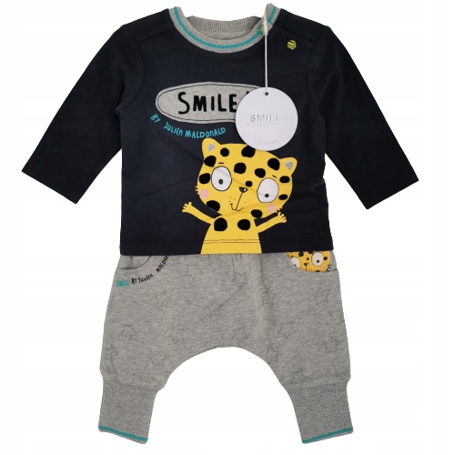 Dres spodnie jogger baggy bluz SMILE 68 MOTHERCARE