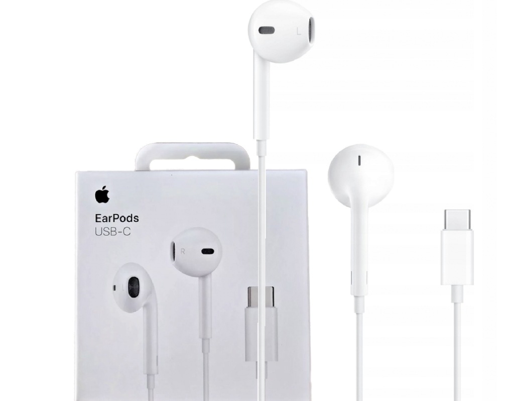 Apple EarPods (USB-C) Oryginalne słuchawki douszne MYQY3ZM/A iPhone iPad