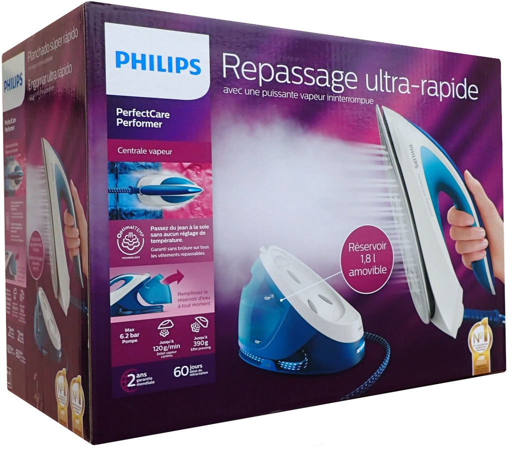 Philips GC8723 PerfectCare Performer Stacja Parowa - 11418572878 ...