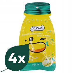 Zestaw: 4x Dosfarm Drażetki mięta + mango 4x16g