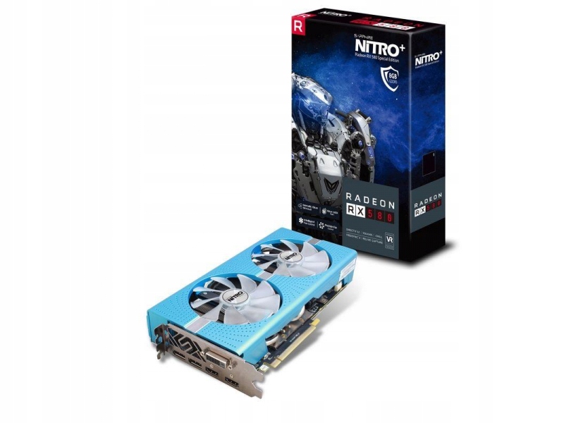 Купить Специальные карты Sapphire RX 580 Nitro+!!: отзывы, фото, характеристики в интерне-магазине Aredi.ru