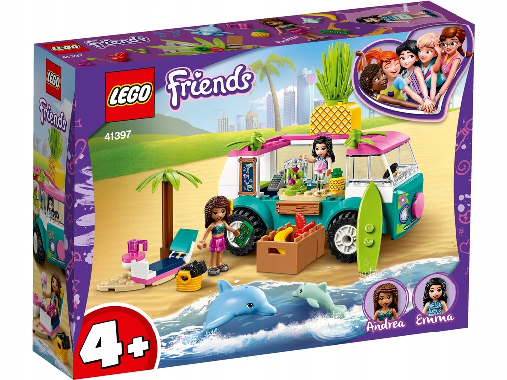Lego Friends 41397 Food truck z sokami Klocki