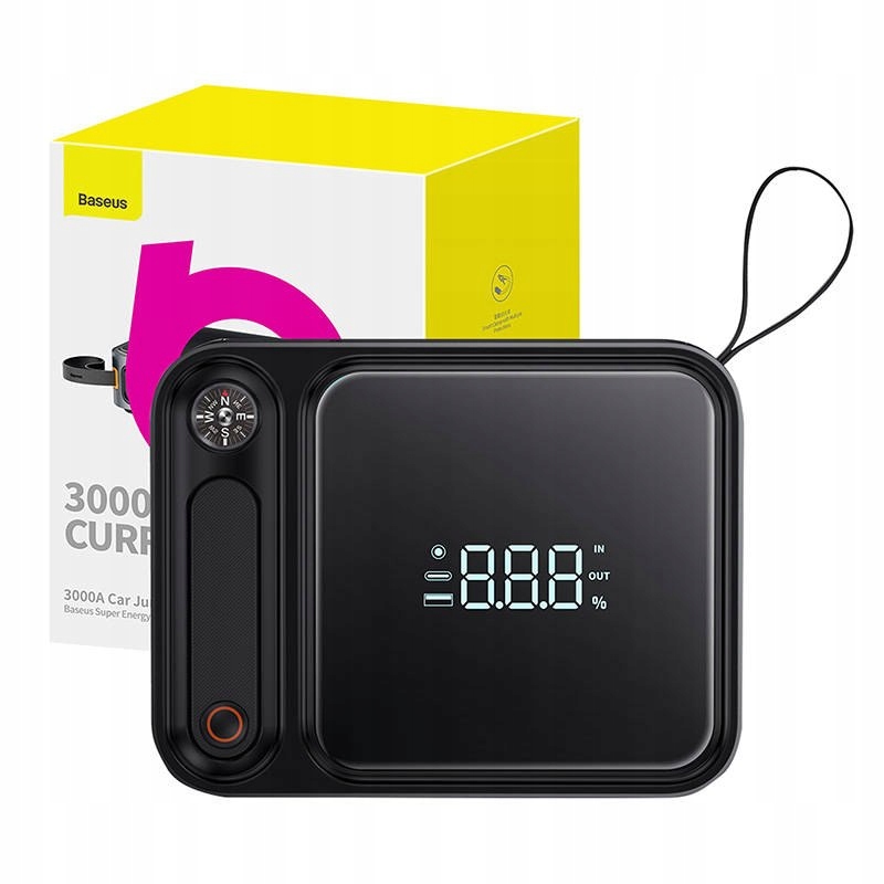 Powerbank / Rozrusznik Baseus Super Energy Ultra Car Jump Starter, 3000A (c