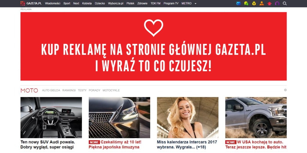 GAZETA.PL: Kup miejsce na swoją reklamę