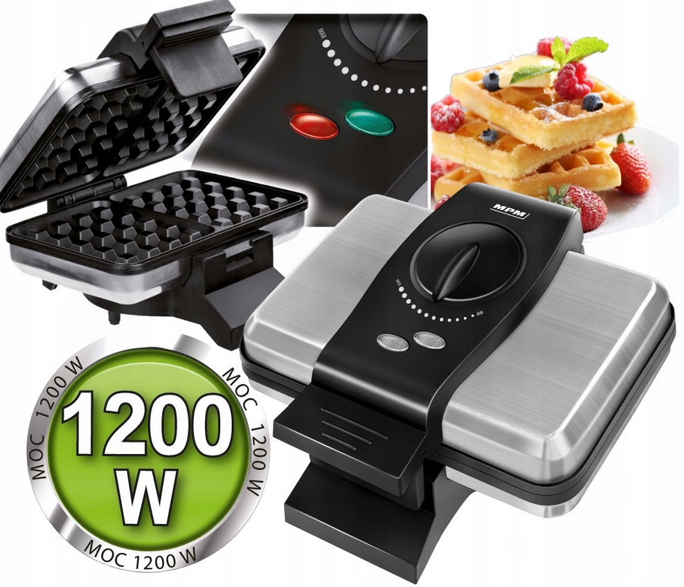 WYPRZEDAŻ GOFROWNICA MPM S-633G INOX 1200W MOCNA