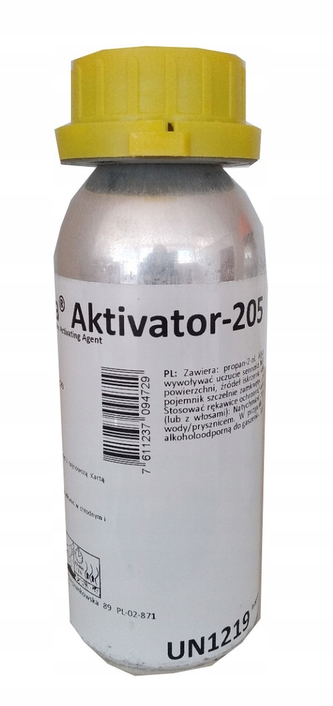 BEZBARWNY AKTYWATOR 205 DO KLEJÓW SIKA PU 250ML