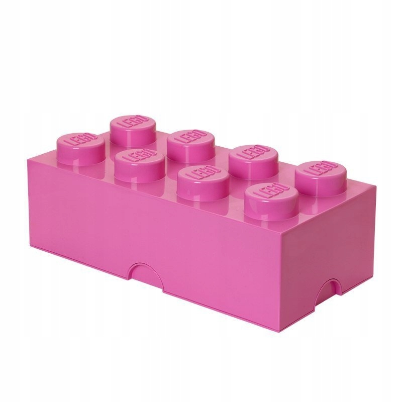 Pojemnik klocek LEGO Brick 8 (Różowy)