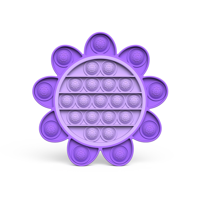 Push Pop It Bubble Fidget Sensory Toy- słonecznik