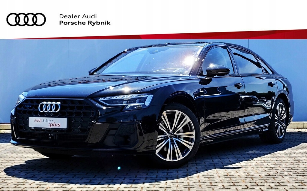 Audi A8 3.0TDI 286KM Long na bogato, łatwiej napis
