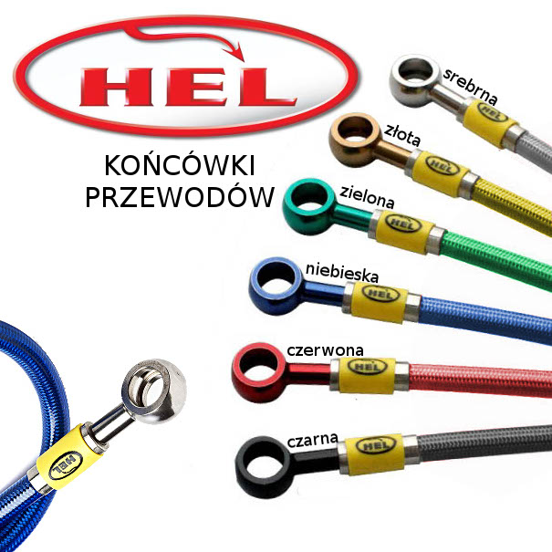 Przewody oplot HEL Suzuki DL650 20032012 przód