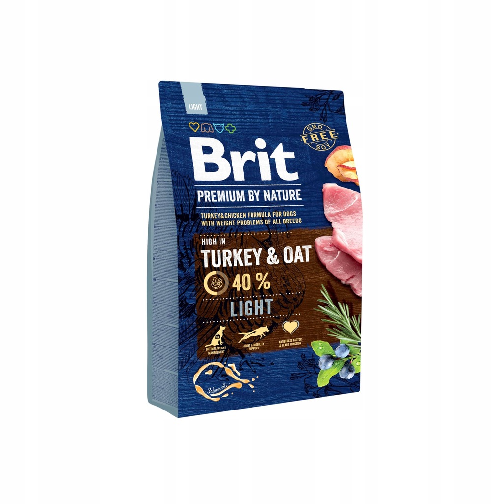 BRIT Premium By Nature Light Otyłe 3kg