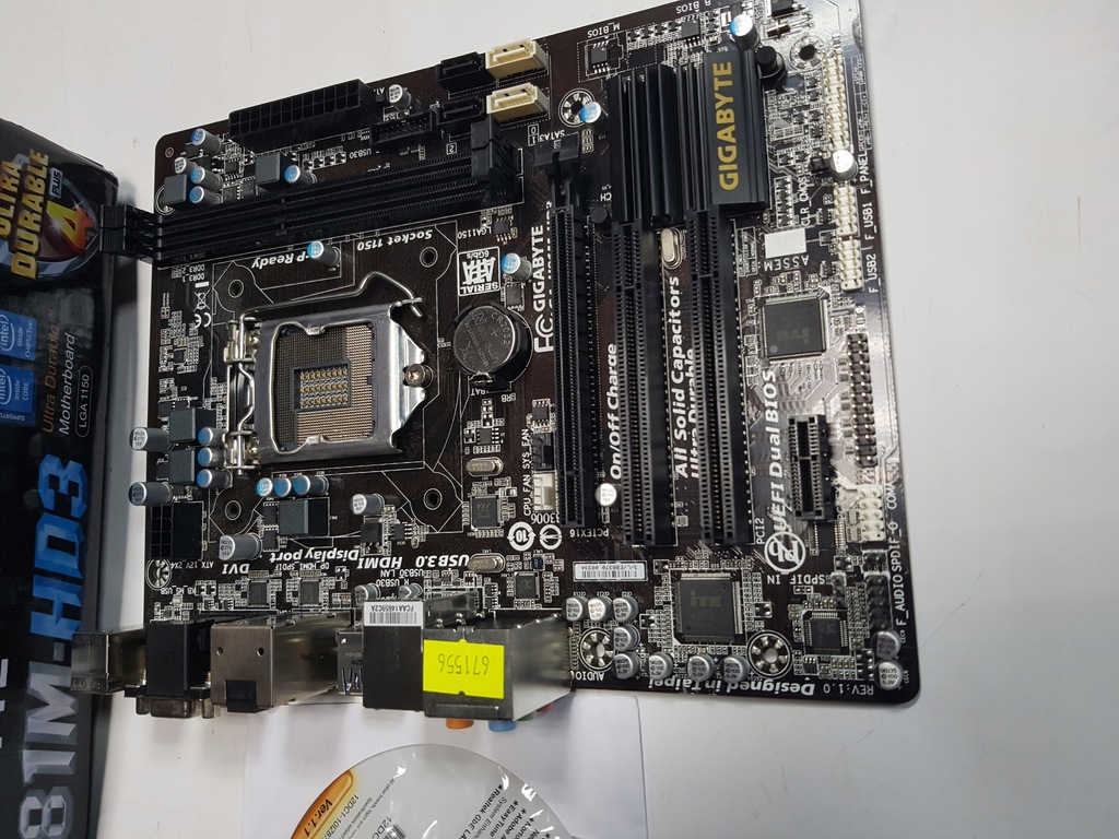 płyta główna Gigabyte H81MHD3 1150 uszkodzon US31 11874509769