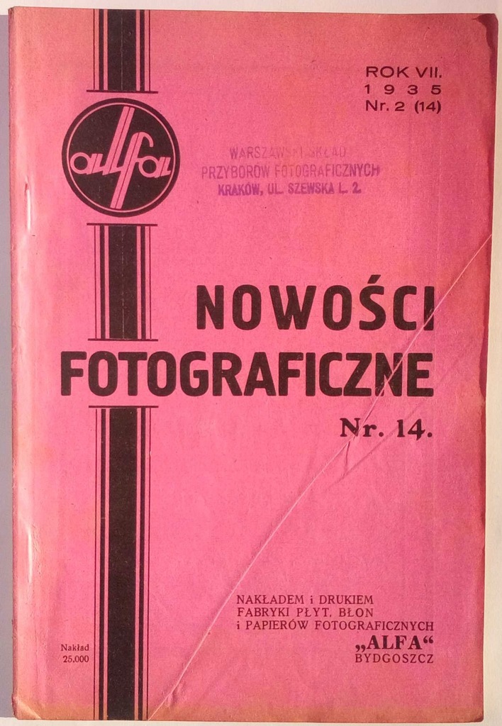 Nowości fotograficzne - nr 14 rok VII 1935