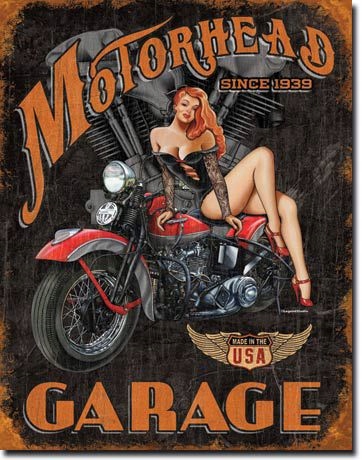 Harley Davidson Motorhead Garage szyld USA Prezent