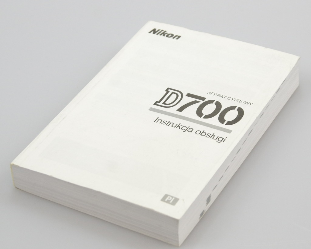 Instrukcja obsługi Nikon D700