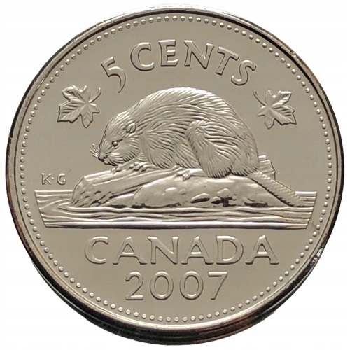 64754. Kanada, 5 centów, 2007r.