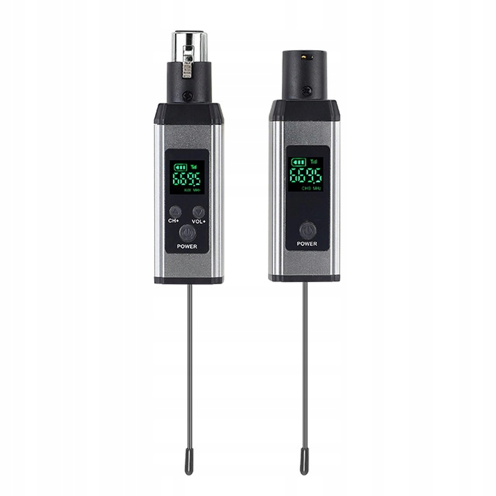 Transmitter and Receiver Microphone Converter Multipurpose Metal Receiver A