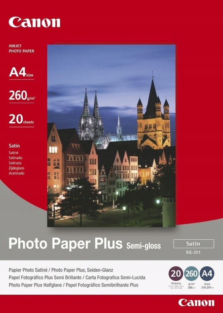 Papier CANON Photo Paper Plus Semi-gloss 260g A4 S