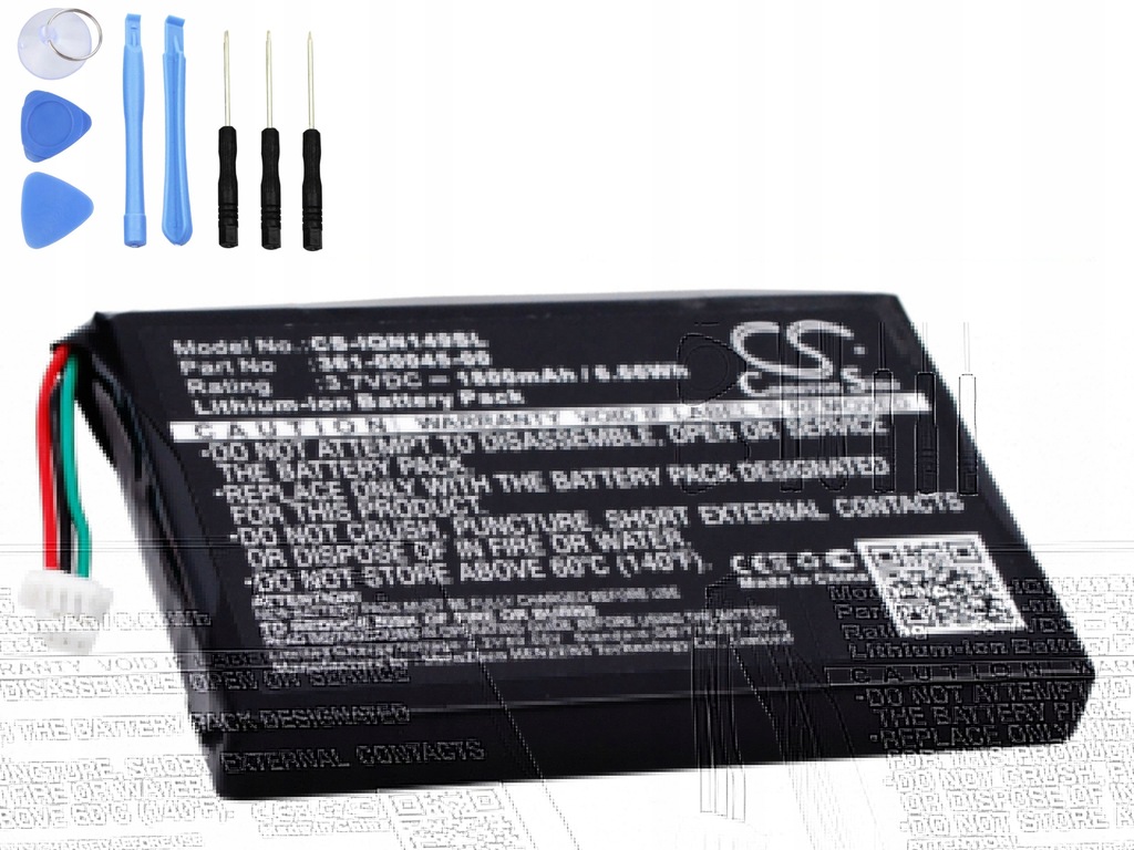 Bateria CS-IQN149SL do Garmin 361-00045-00