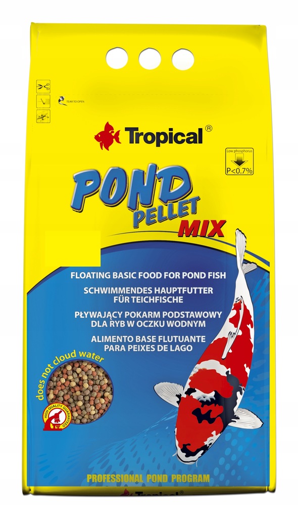 TROPICAL POND PELLET MIX 1000ml pokarm dla ryb