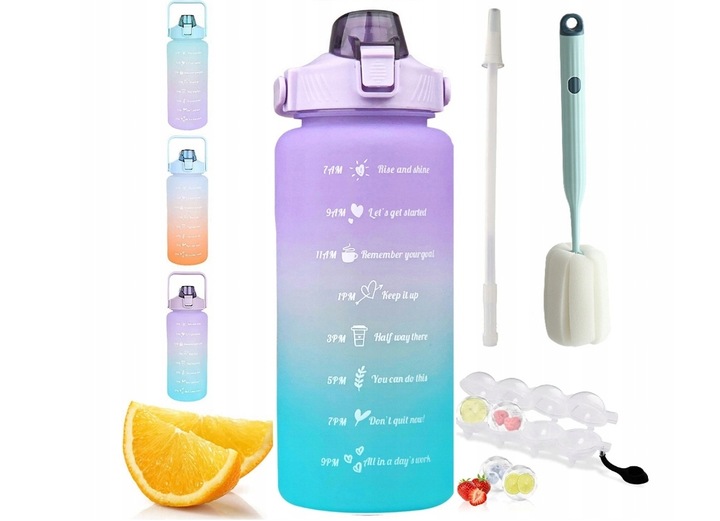 Bidon Entuzjaści outdooru 2000 ml wielokolorowy
