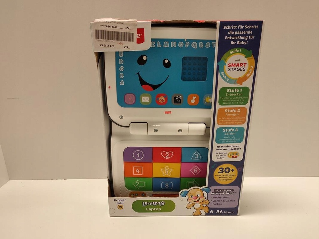 FISHER PRICE LAPTOP EDUKACYJNY 6M+